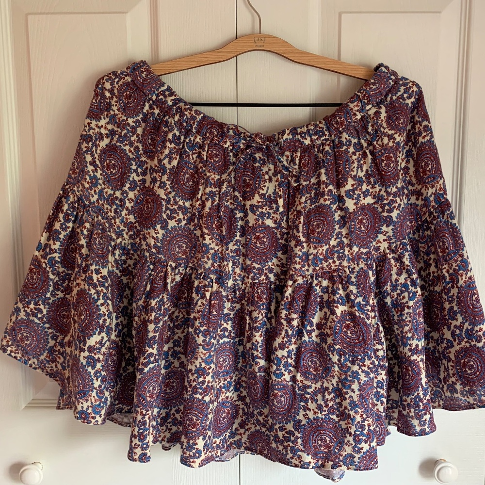 NWT J.Crew Paisley Linen Skirt